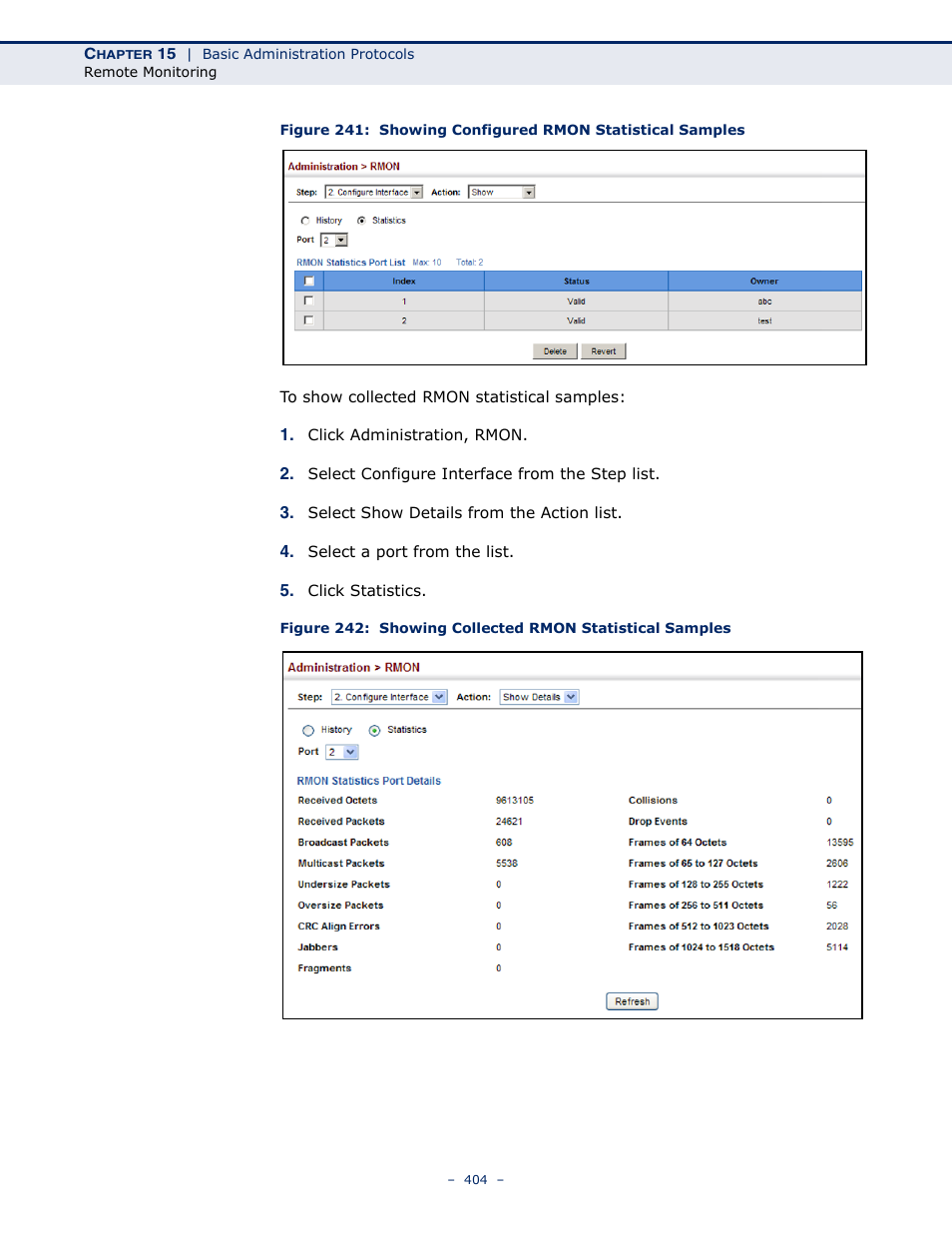 Microsens MS453490M Management Guide User Manual | Page 404 / 984