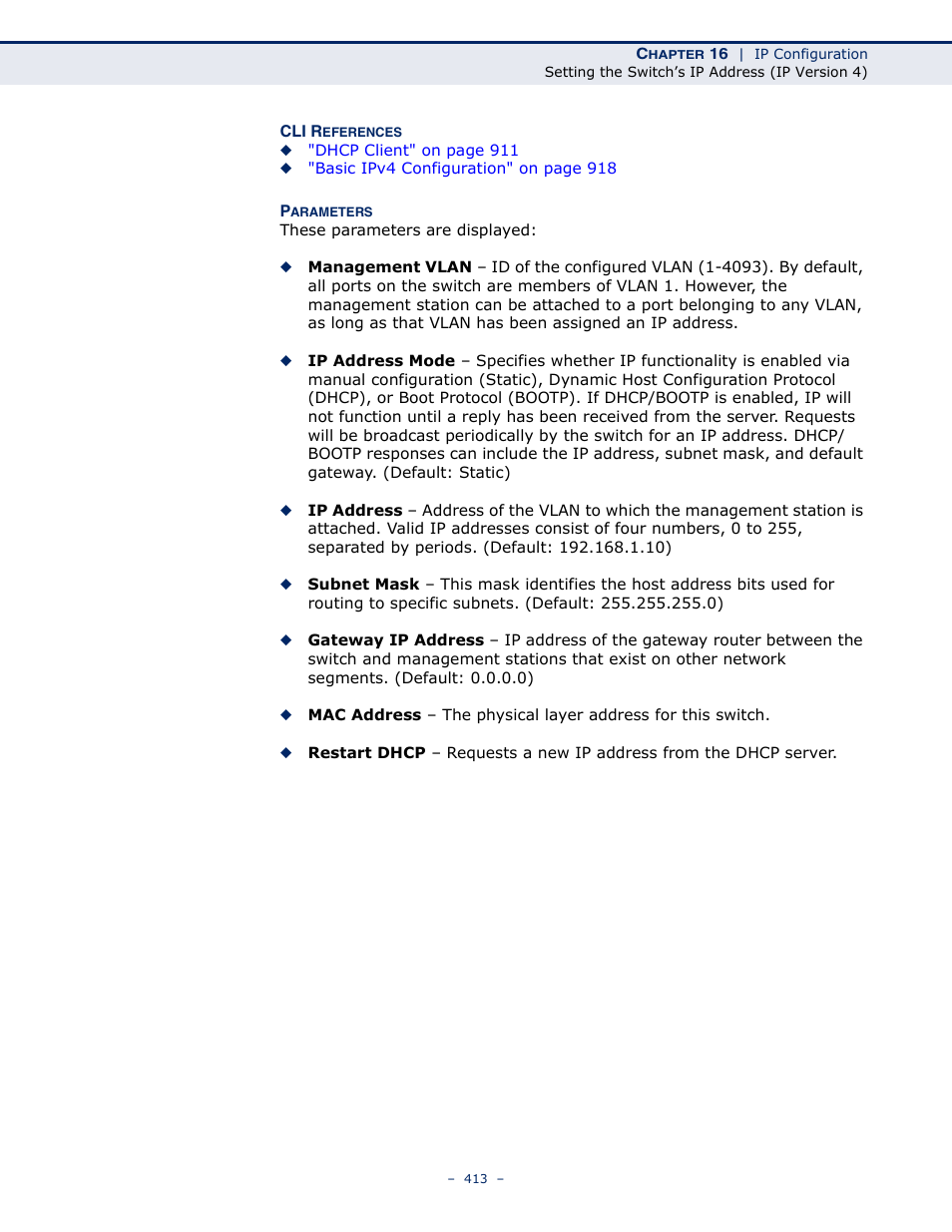 Microsens MS453490M Management Guide User Manual | Page 413 / 984