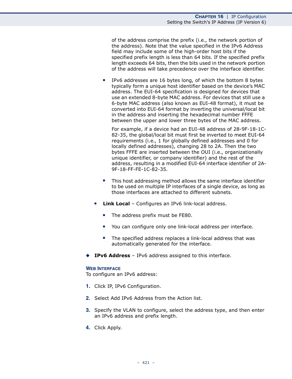 Microsens MS453490M Management Guide User Manual | Page 421 / 984