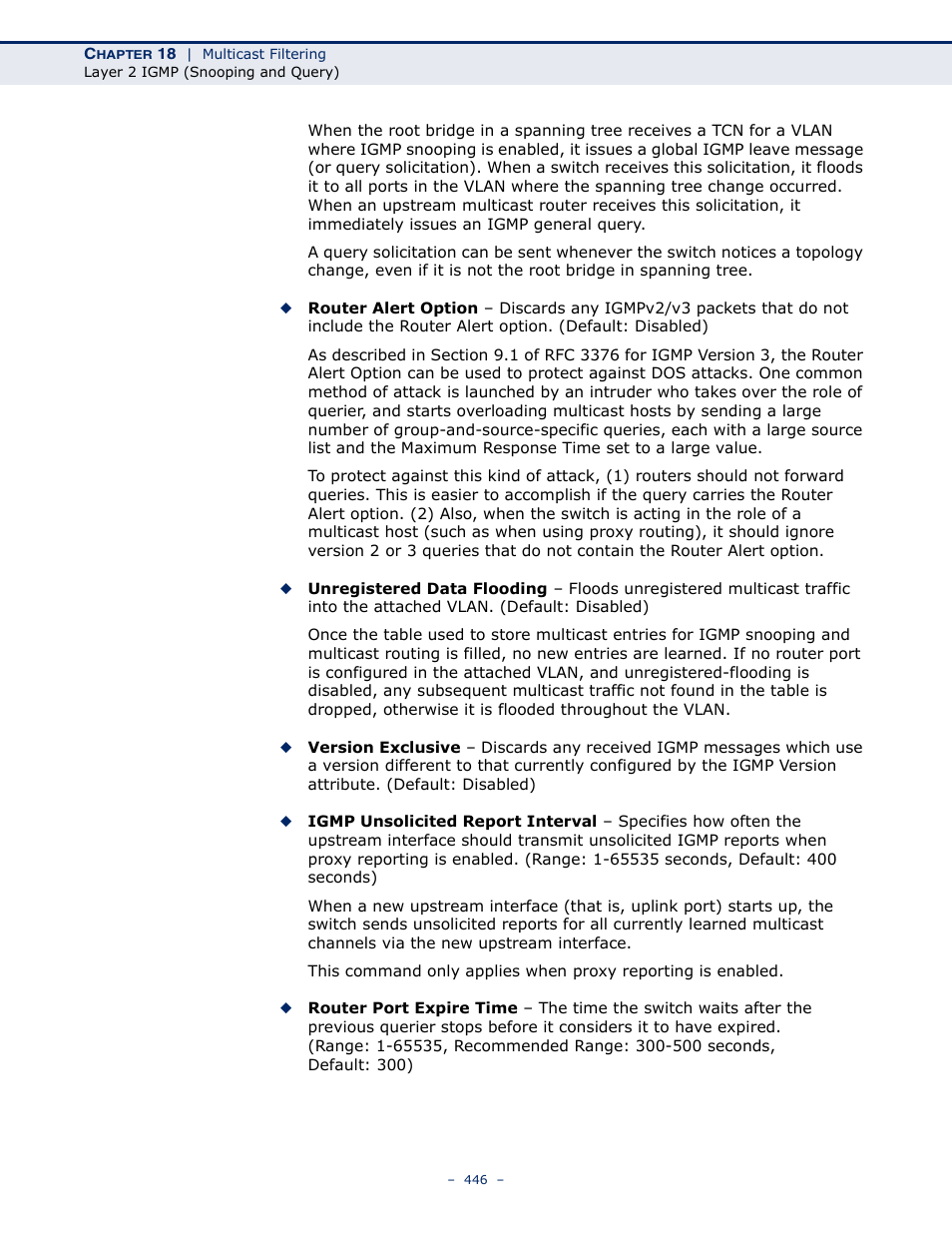 Microsens MS453490M Management Guide User Manual | Page 446 / 984