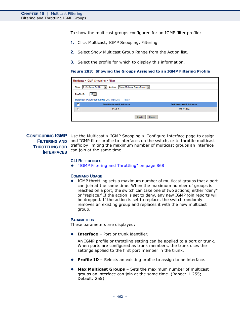 Microsens MS453490M Management Guide User Manual | Page 462 / 984
