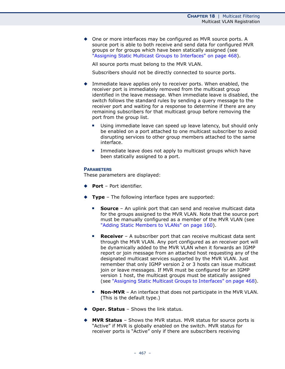 Microsens MS453490M Management Guide User Manual | Page 467 / 984