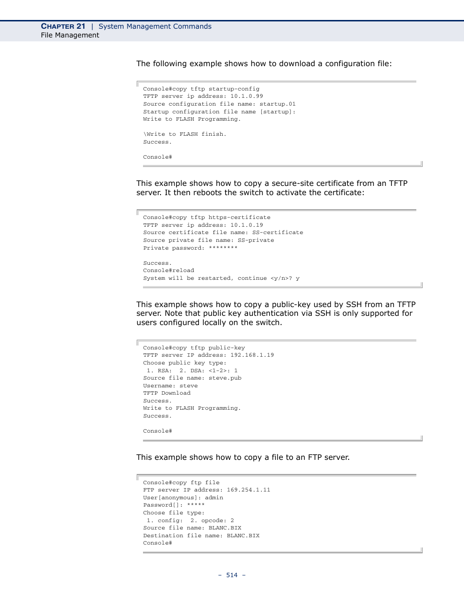 Microsens MS453490M Management Guide User Manual | Page 514 / 984