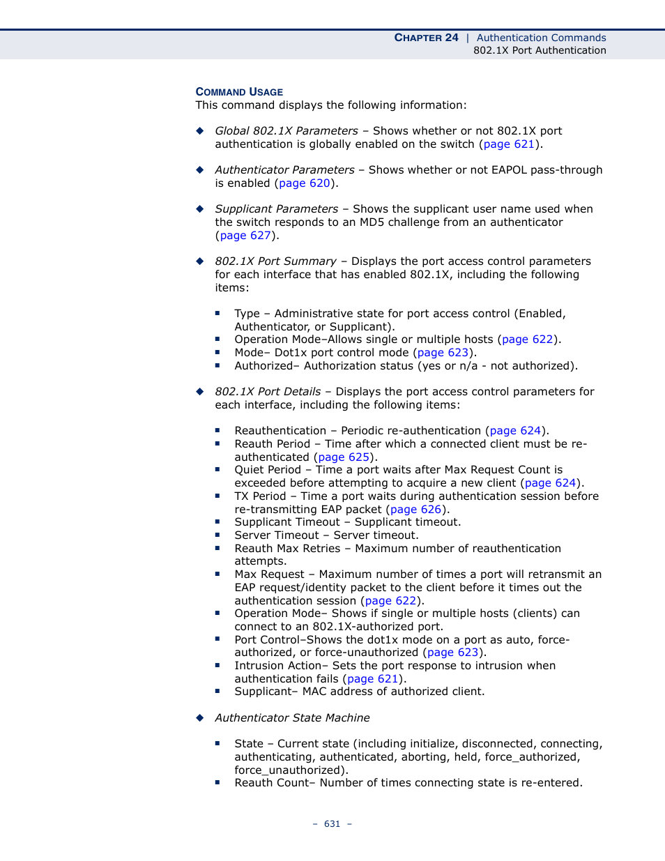 Microsens MS453490M Management Guide User Manual | Page 631 / 984