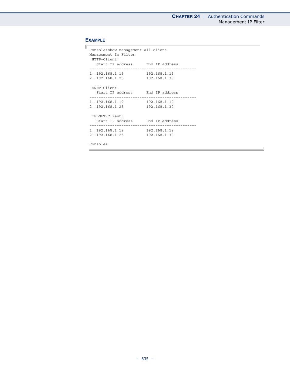 Microsens MS453490M Management Guide User Manual | Page 635 / 984