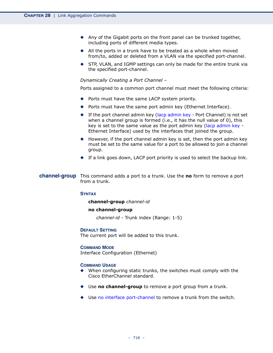 Channel-group | Microsens MS453490M Management Guide User Manual | Page 718 / 984