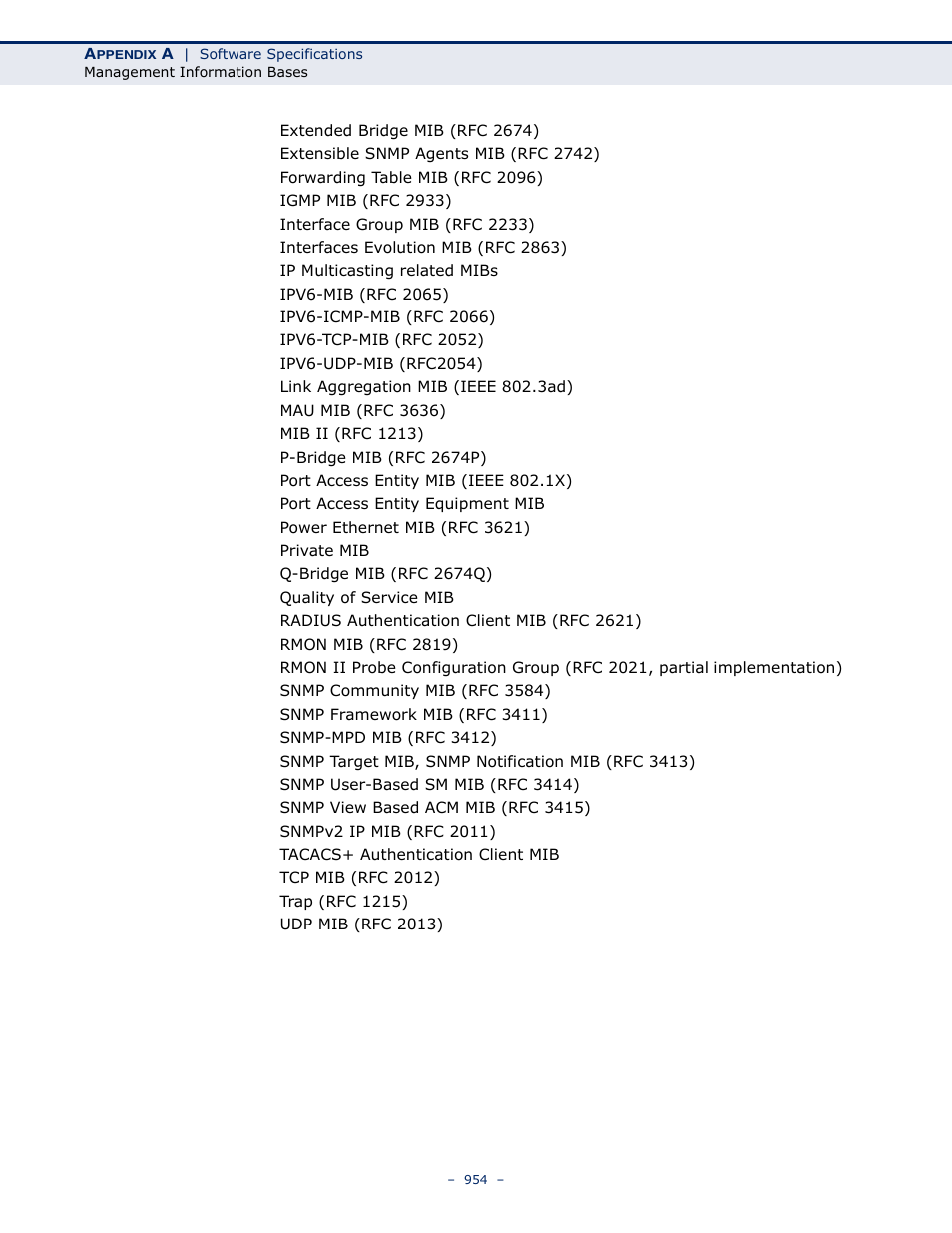 Microsens MS453490M Management Guide User Manual | Page 954 / 984