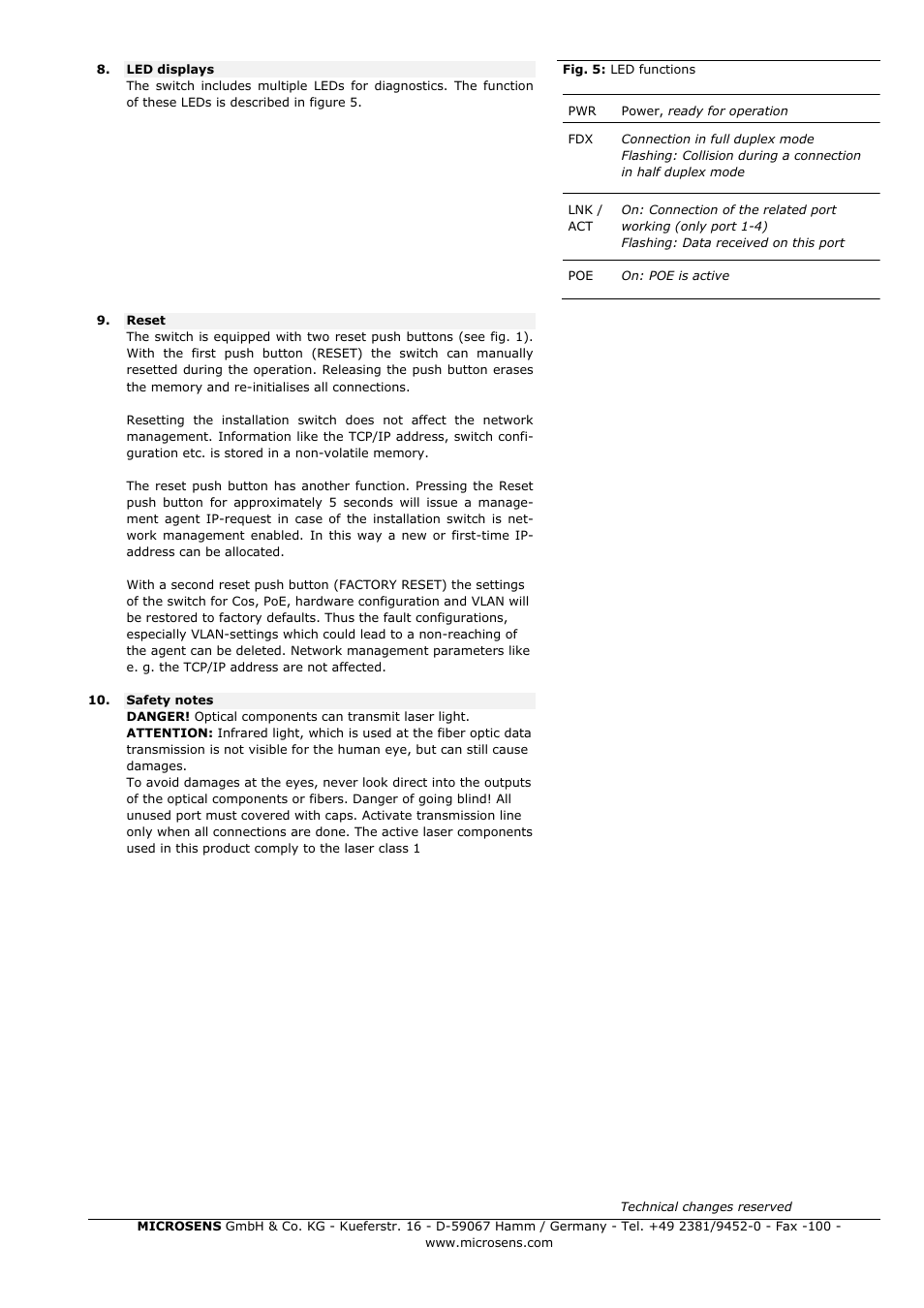 Microsens MS453080PM User Manual | Page 2 / 2