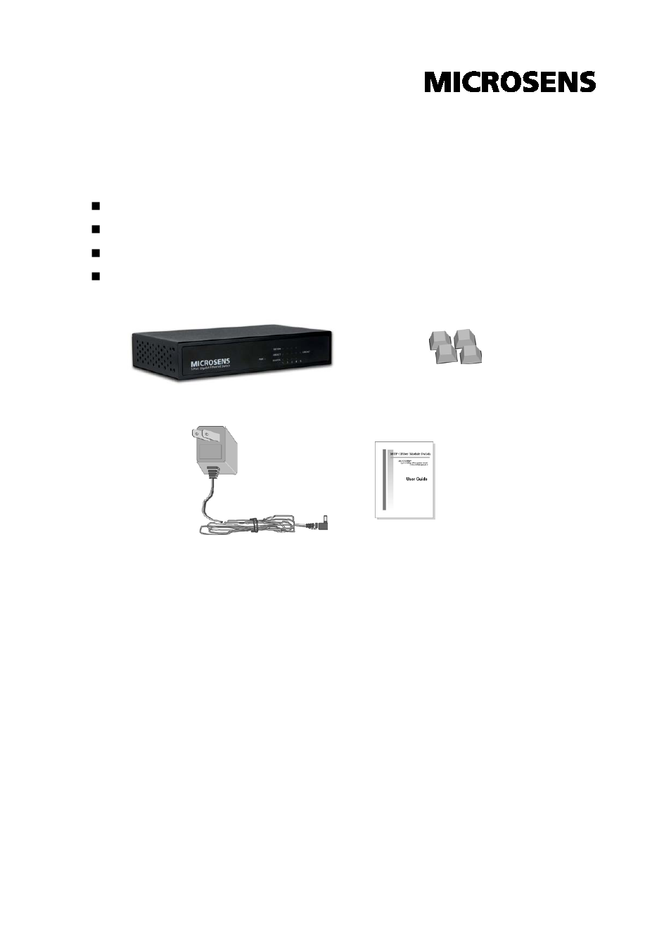 Package contents | Microsens MS453510 User Manual | Page 6 / 20