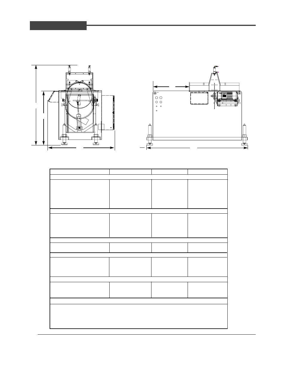 Traveling cut-off saw cts series, Specifications, Escription | Conair CTS 7 User Manual | Page 16 / 75