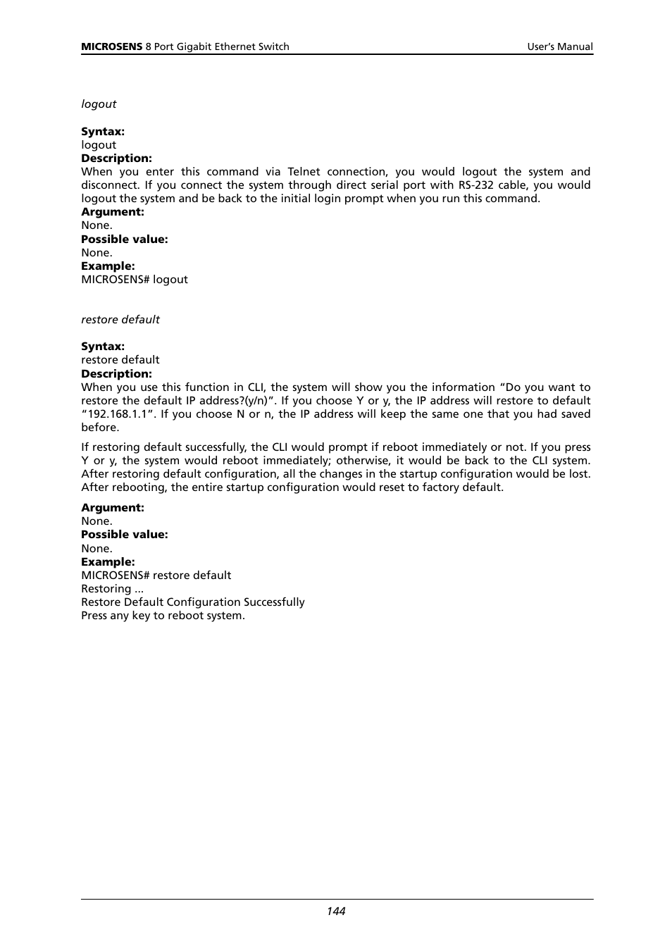 Microsens MS453522M User Manual | Page 149 / 237