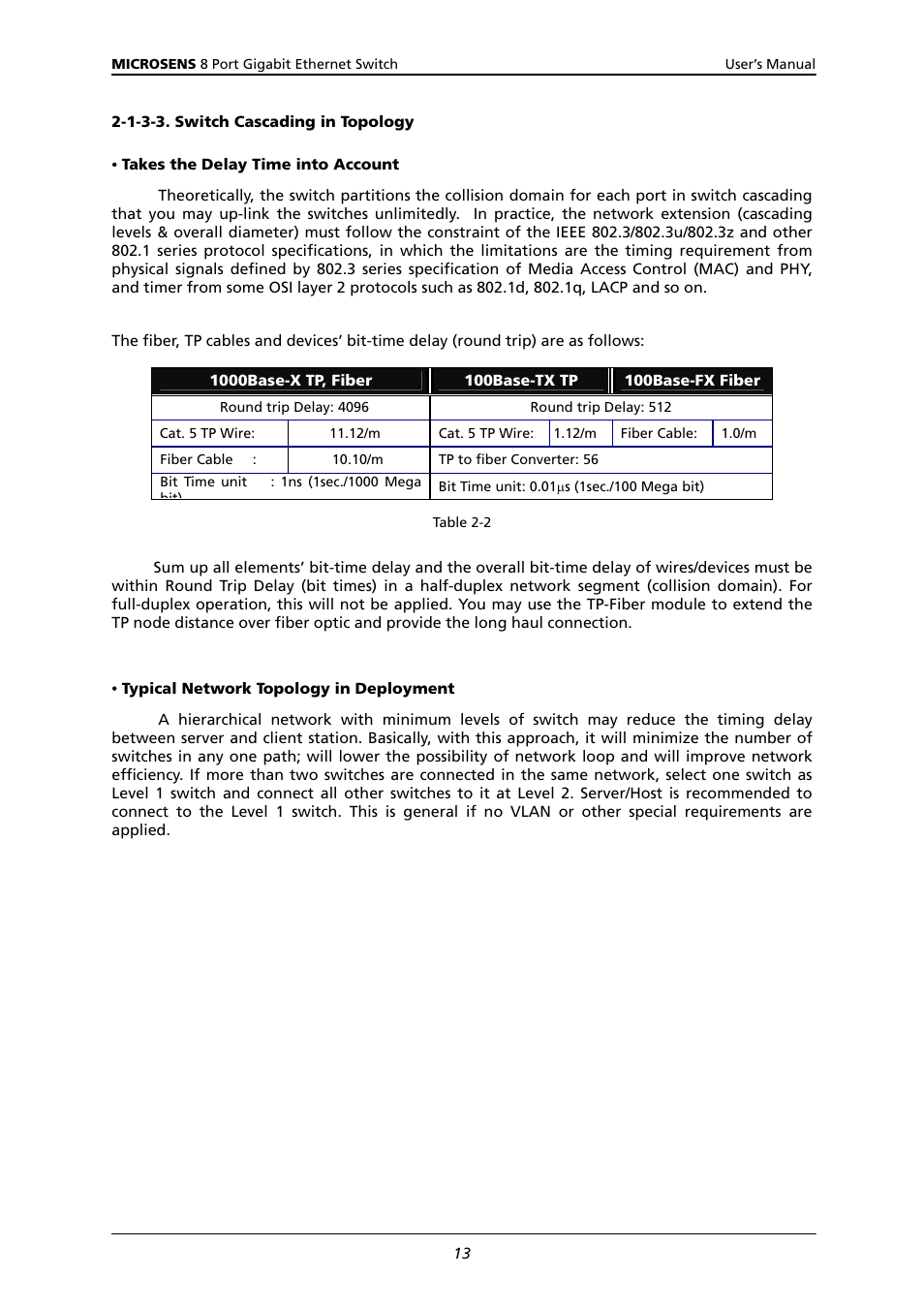 1-3-3. switch cascading in topology | Microsens MS453522M User Manual | Page 18 / 237