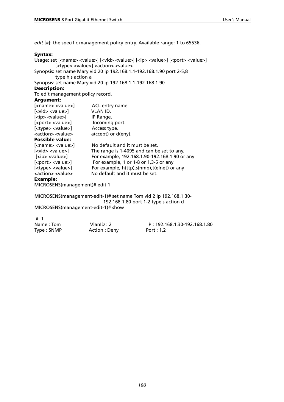 Microsens MS453522M User Manual | Page 195 / 237