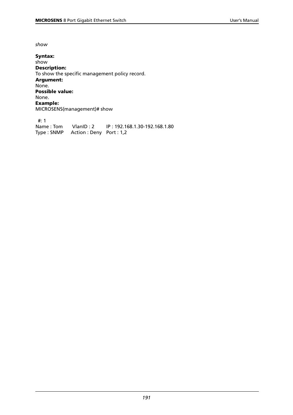 Microsens MS453522M User Manual | Page 196 / 237
