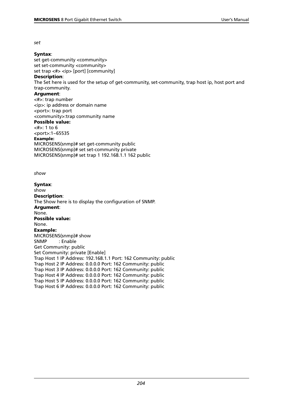 Microsens MS453522M User Manual | Page 209 / 237