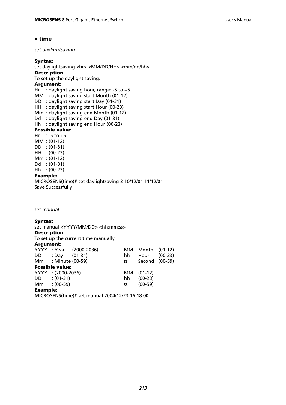 Microsens MS453522M User Manual | Page 218 / 237