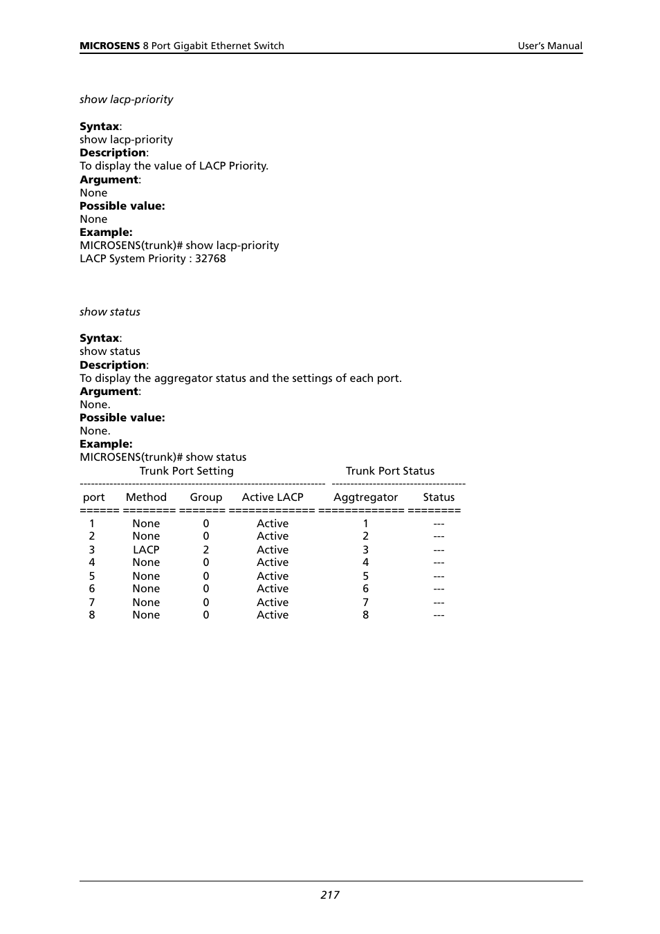 Microsens MS453522M User Manual | Page 222 / 237