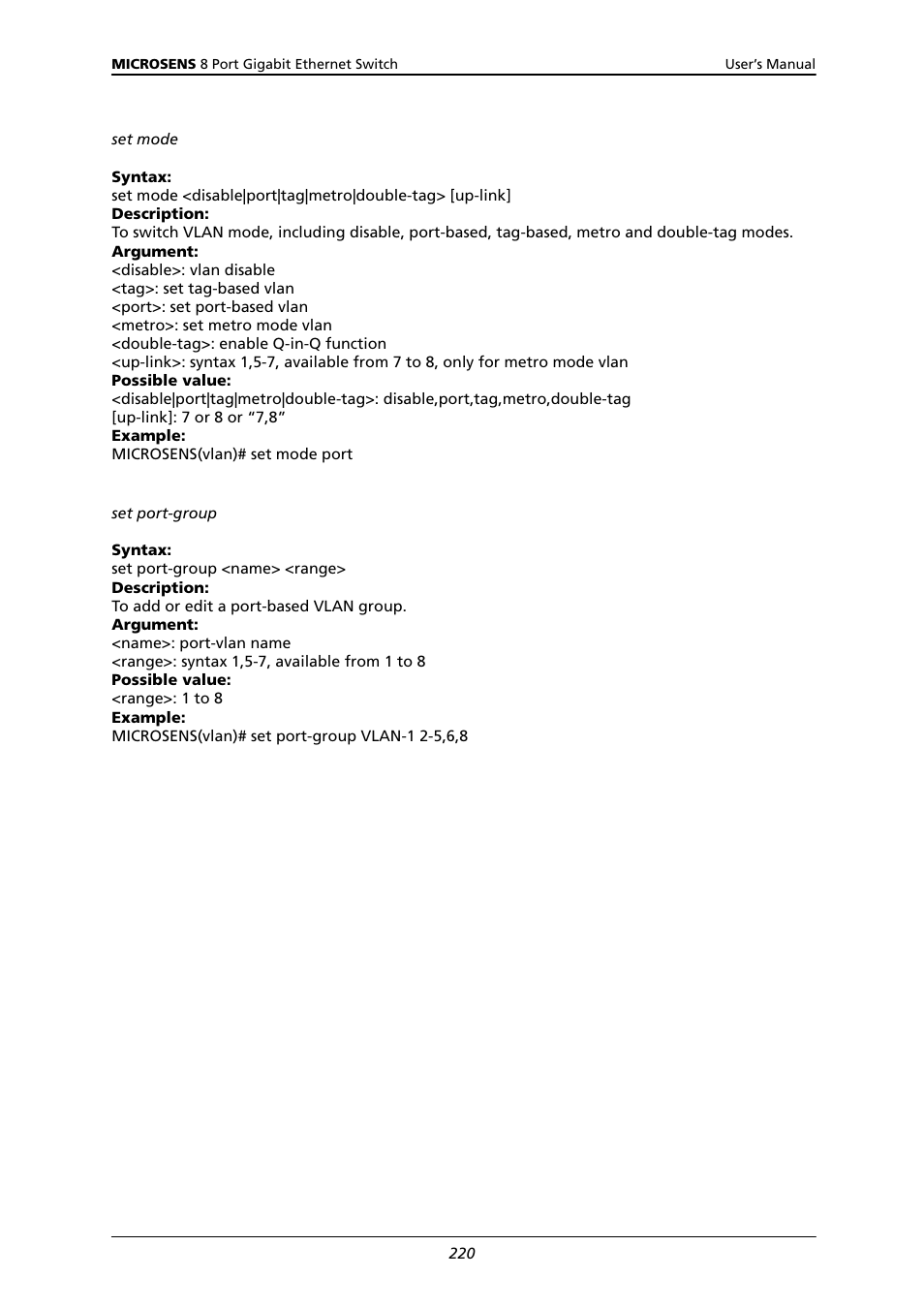 Microsens MS453522M User Manual | Page 225 / 237