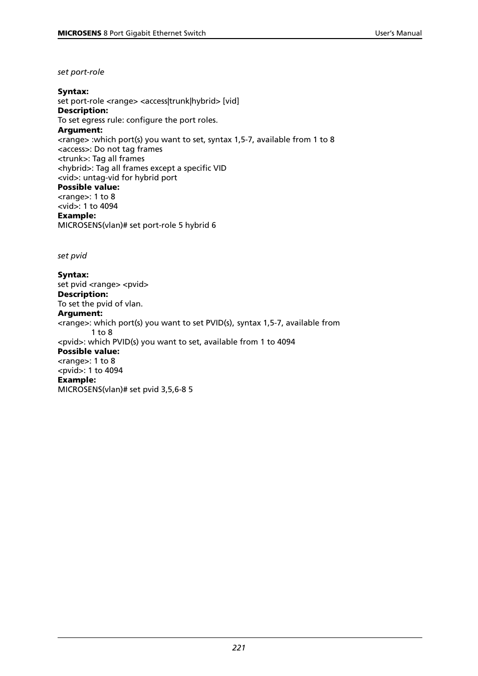 Microsens MS453522M User Manual | Page 226 / 237