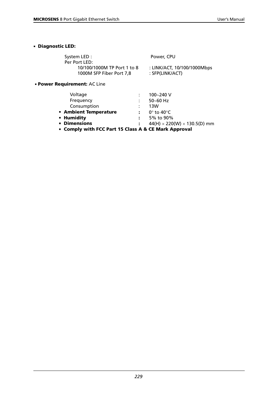 Microsens MS453522M User Manual | Page 234 / 237