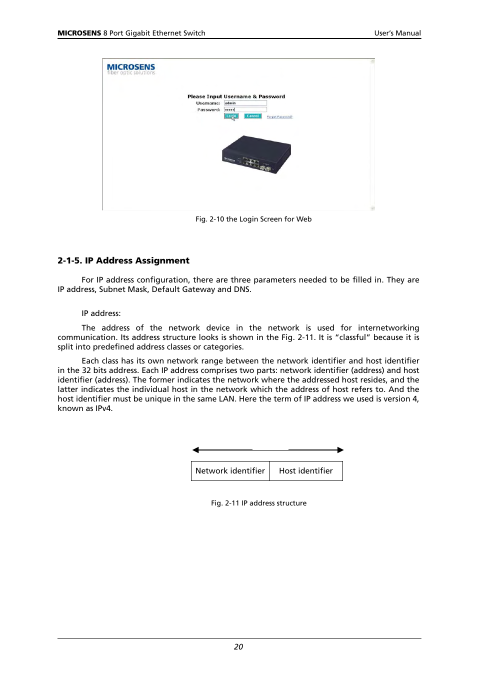 1-5. ip address assignment | Microsens MS453522M User Manual | Page 25 / 237