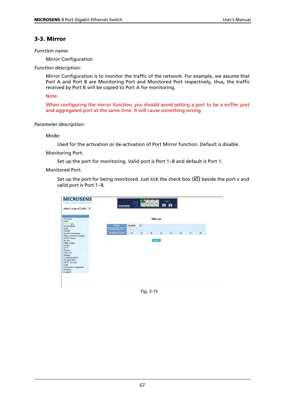 3. m, Irror | Microsens MS453522M User Manual | Page 62 / 237