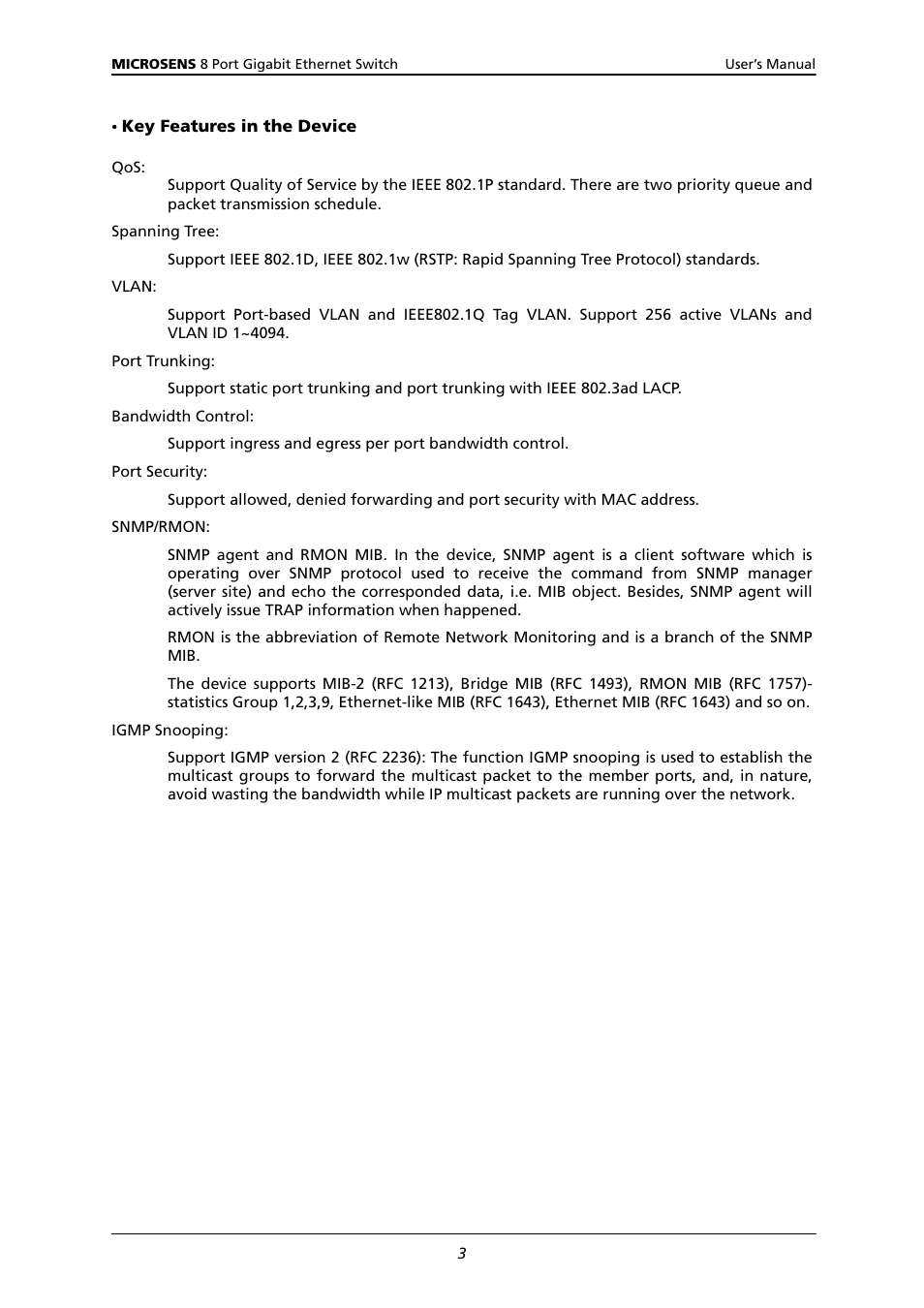 Microsens MS453522M User Manual | Page 8 / 237