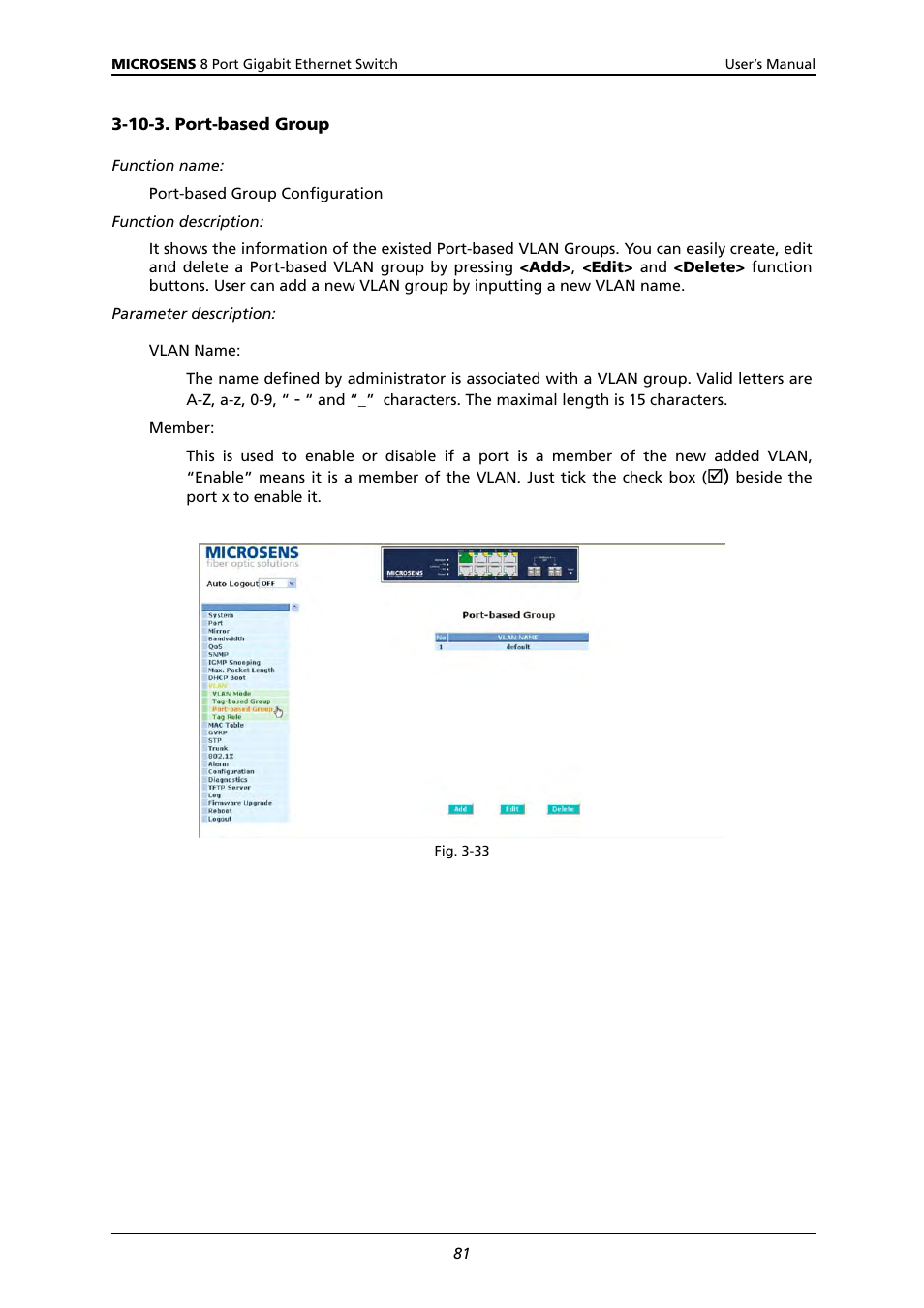 10-3. port-based group | Microsens MS453522M User Manual | Page 86 / 237