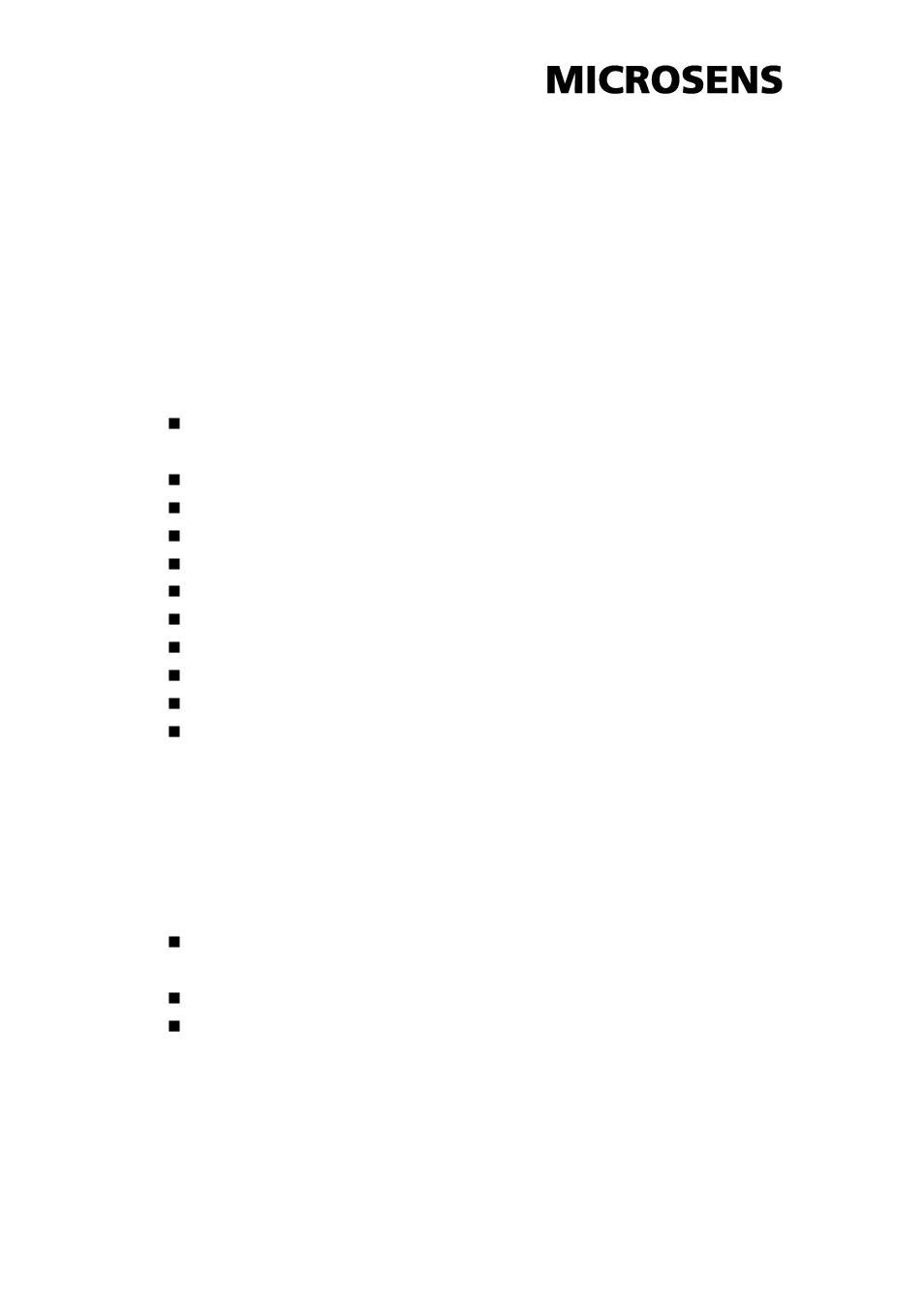 Features, Packing list, Safety precaution | Microsens MS655102/12x User Manual | Page 6 / 22