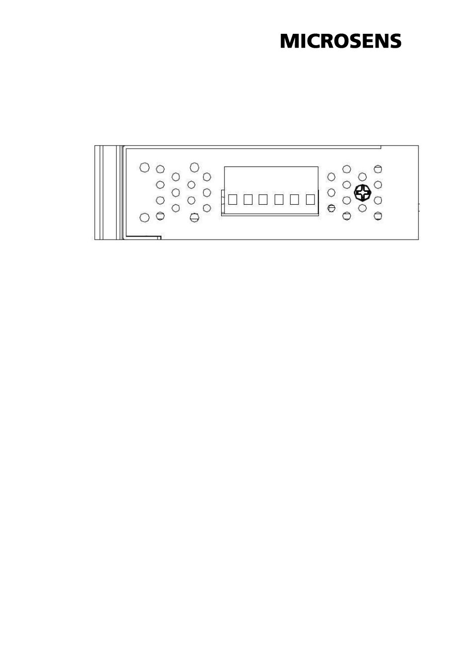 Top view | Microsens MS655102/12x User Manual | Page 8 / 22
