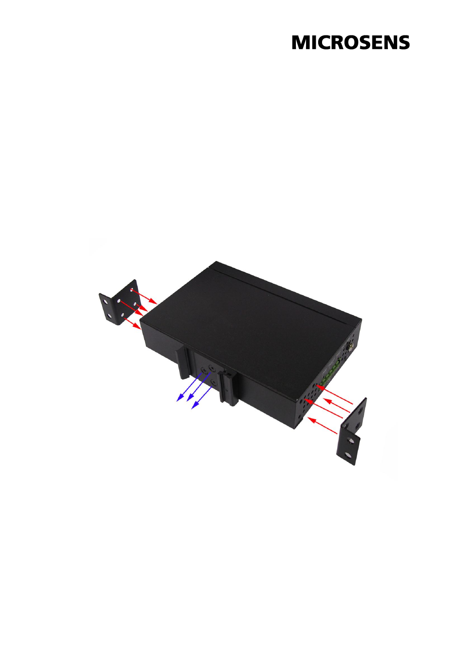 Wall mounting plate mounting | Microsens MS655100PX-48 User Manual | Page 15 / 20