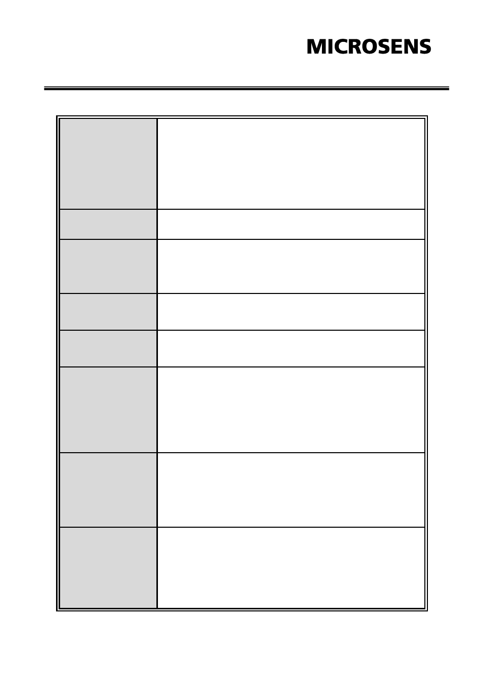 Technical specifications | Microsens MS655100PX-48 User Manual | Page 19 / 20