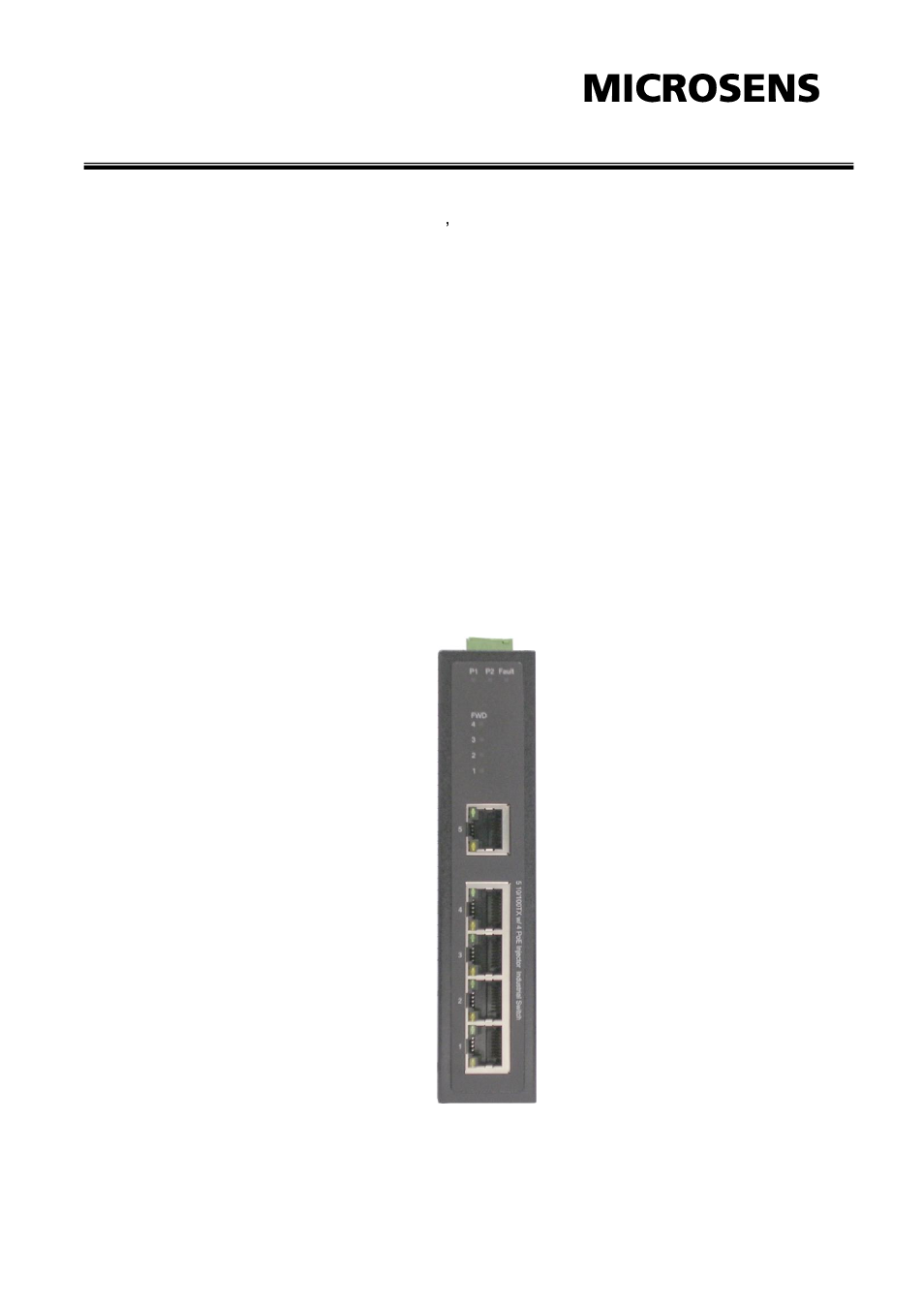 Hardware description, Physical dimensions, Front panel | Microsens MS655100PX-48 User Manual | Page 6 / 20