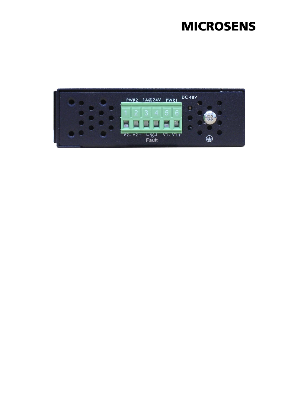 Top view | Microsens MS655100PX-48 User Manual | Page 7 / 20