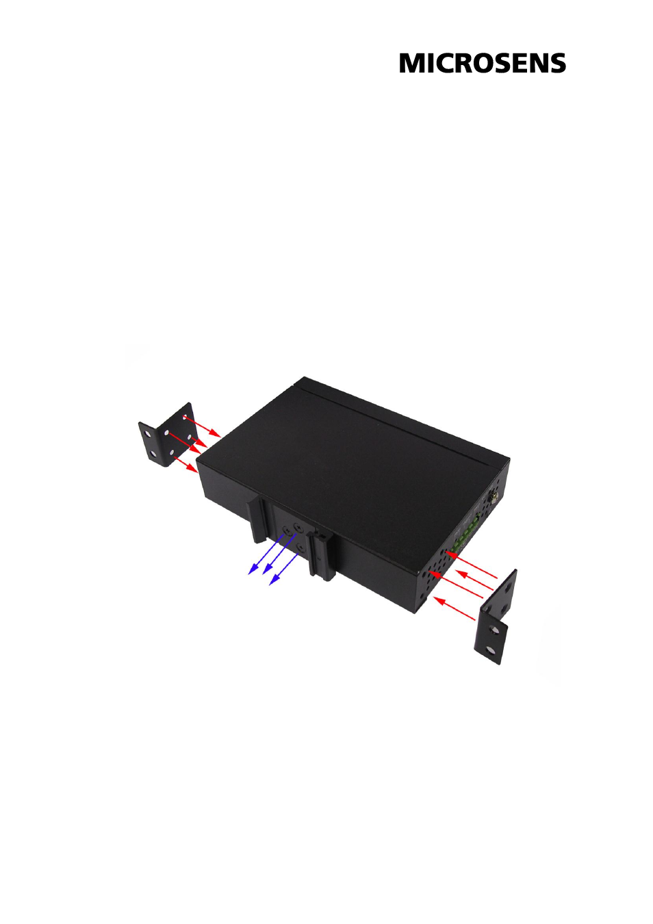 Wall mount plate mounting | Microsens MS655200 User Manual | Page 15 / 21