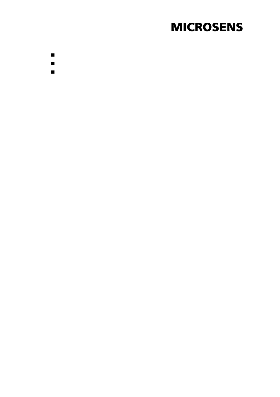Packing list, Safety precaution | Microsens MS655200 User Manual | Page 7 / 21