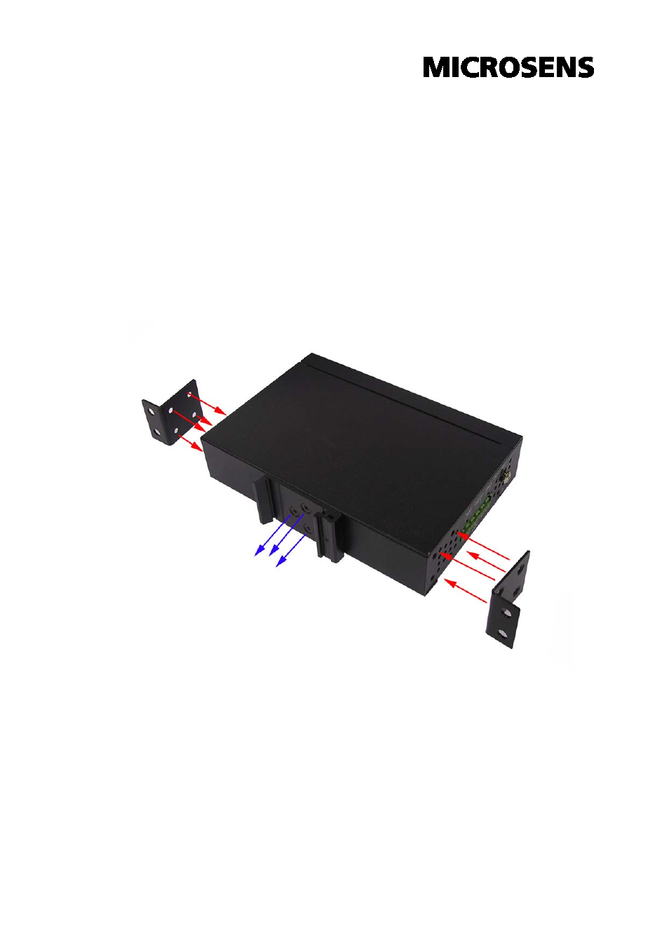Wall mount plate mounting | Microsens MS655060-562 User Manual | Page 18 / 24