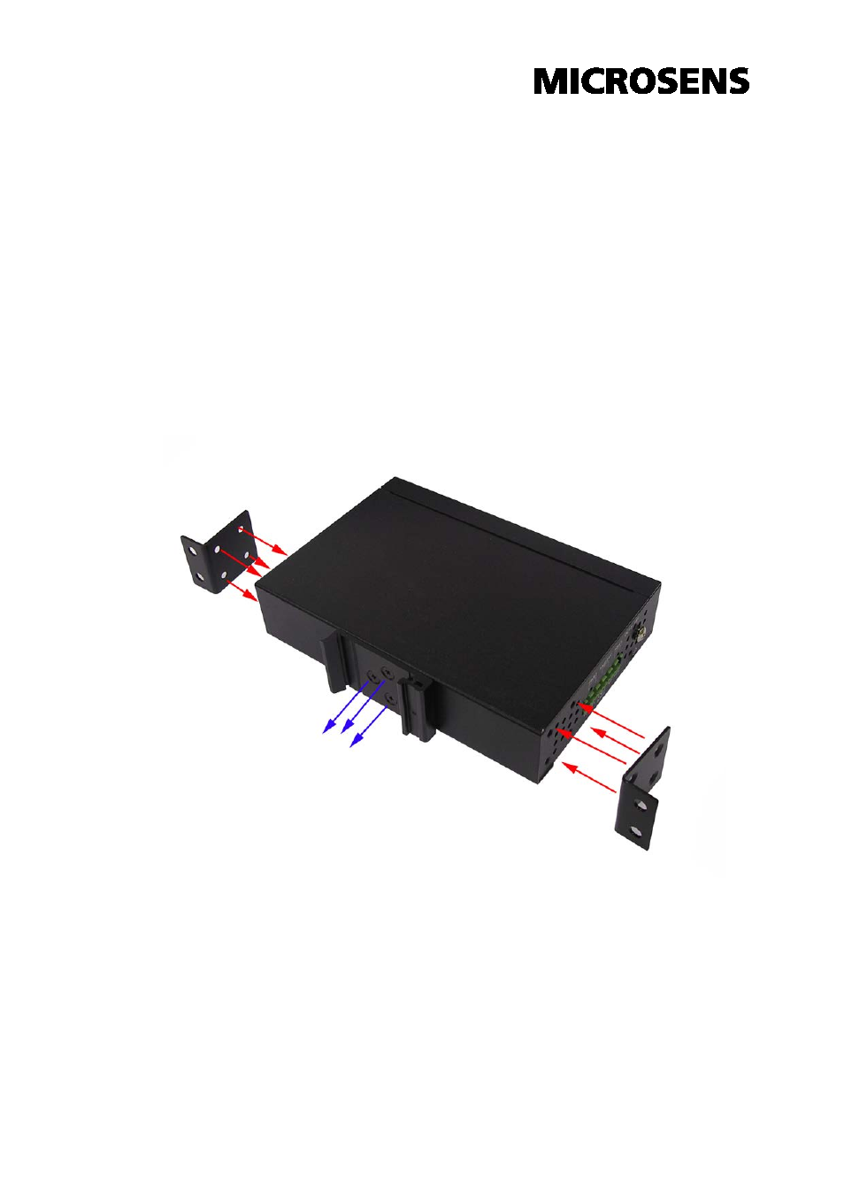 Wall mount plate mounting | Microsens MS655060-562P User Manual | Page 17 / 22