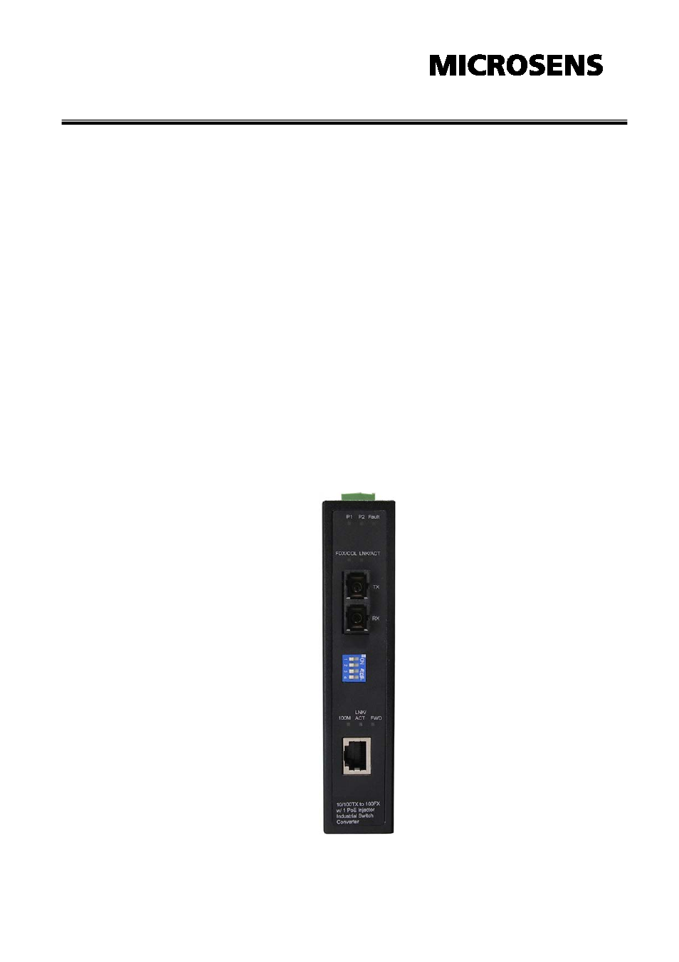 Hardware description, Physical dimension, Front panel | Microsens MS655060-562P User Manual | Page 6 / 22