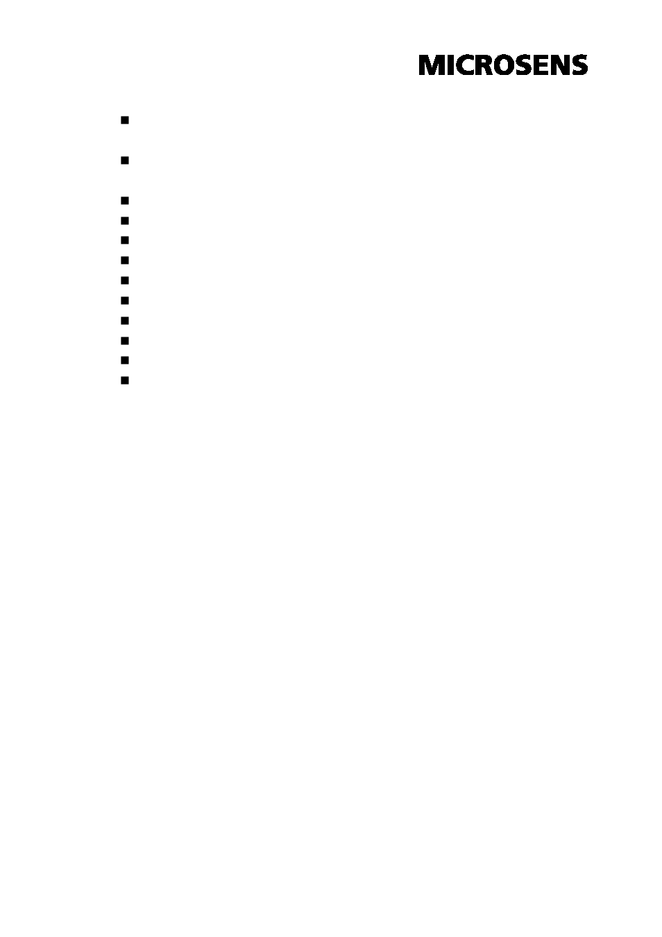 Features | Microsens MS655099 User Manual | Page 8 / 28