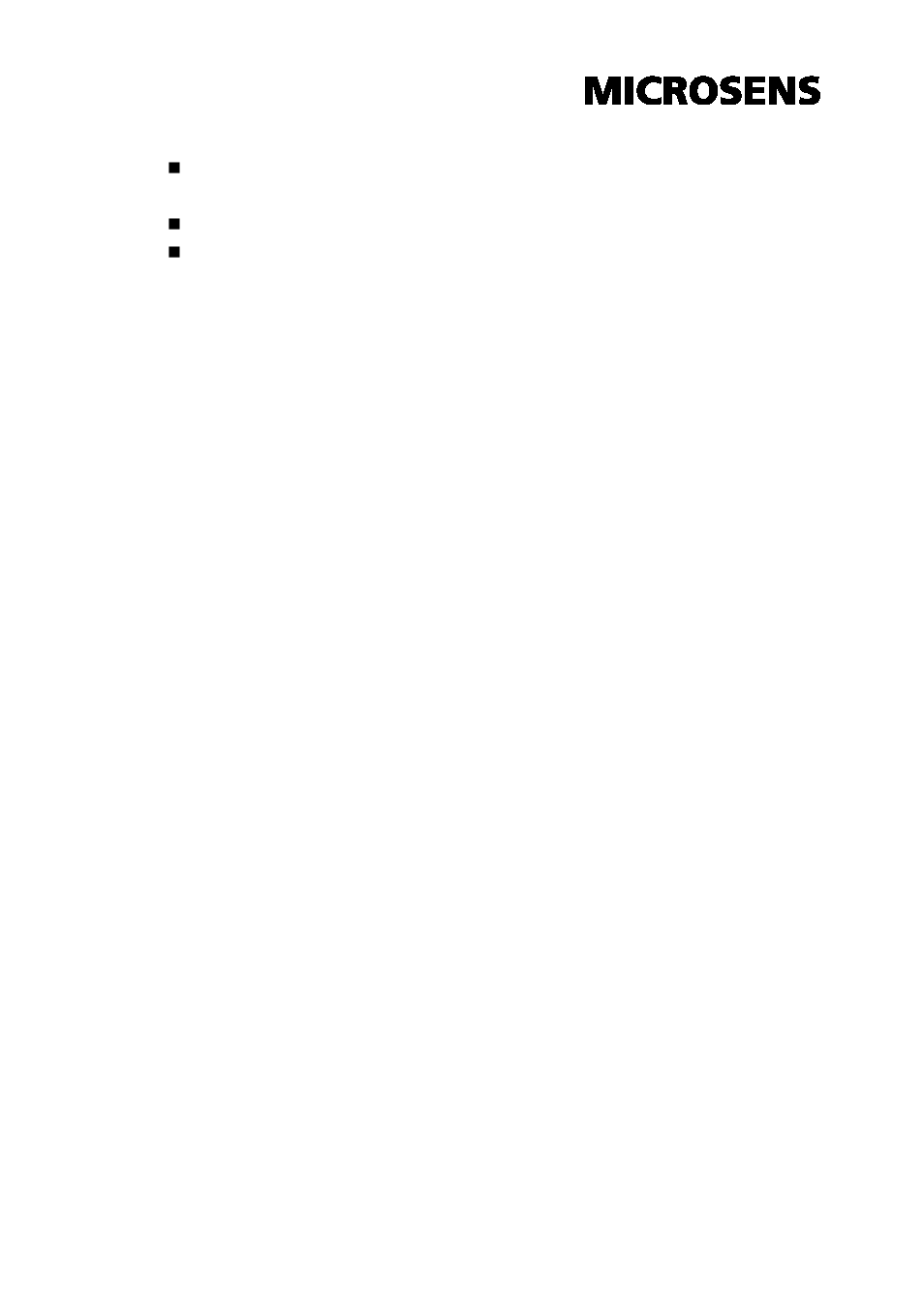 Packing list, Safety precaution | Microsens MS655099 User Manual | Page 9 / 28