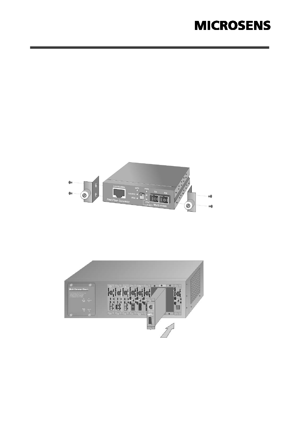 Converter module installation | Microsens MS400220 User Manual | Page 14 / 16