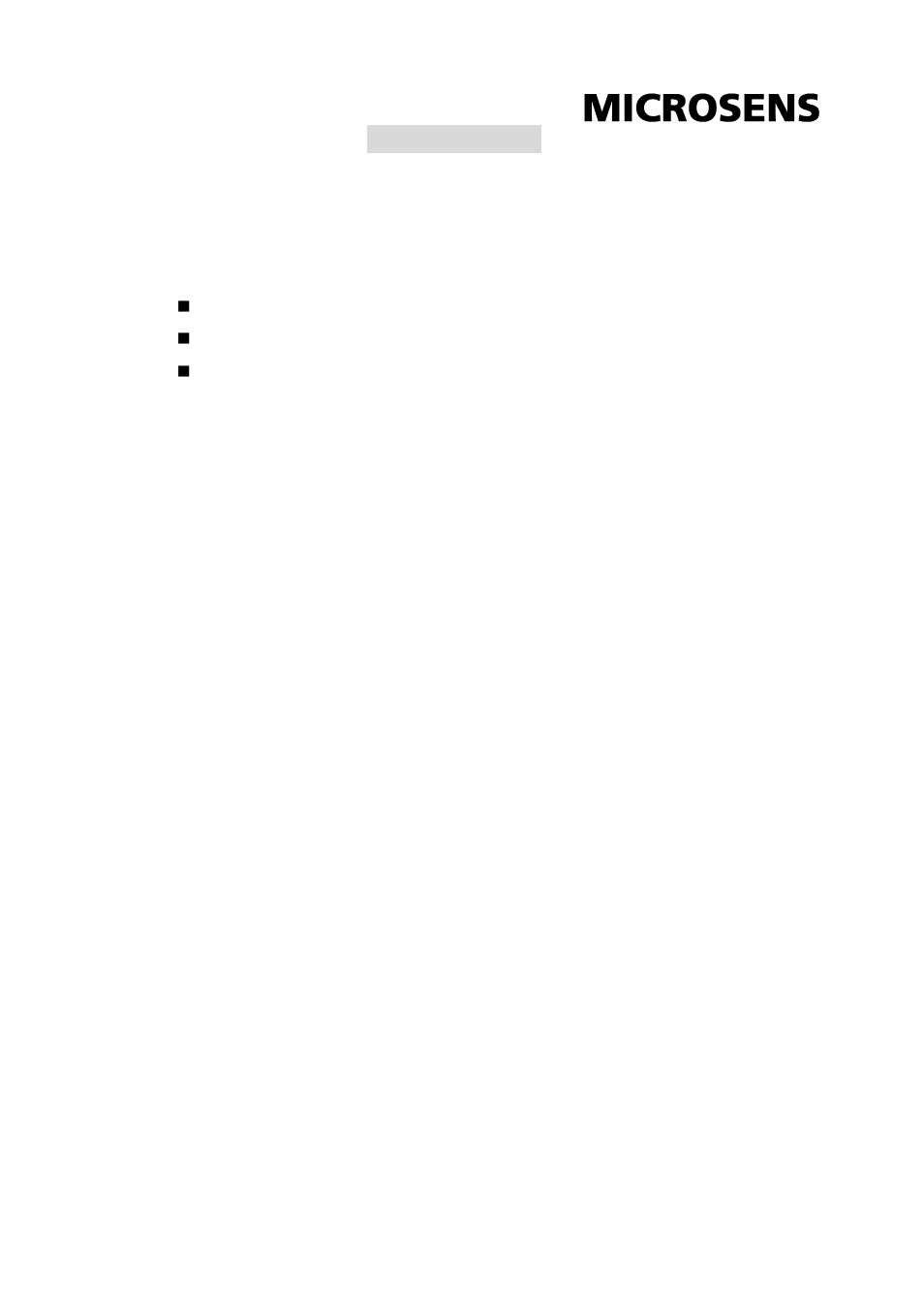 Package contents | Microsens MS400230 User Manual | Page 3 / 10