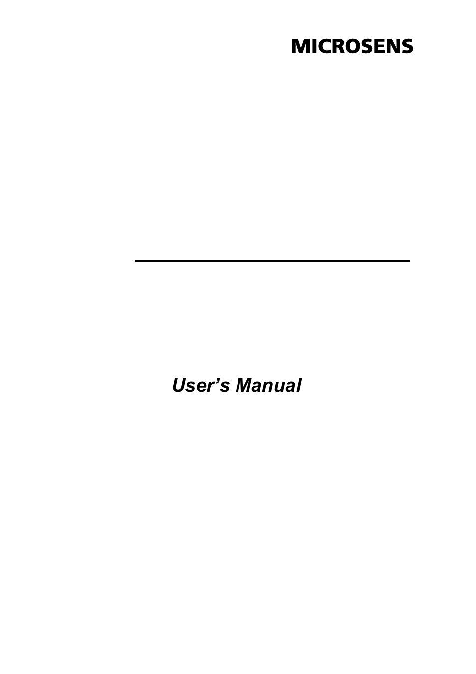 Microsens MS550021-EU User Manual | 6 pages