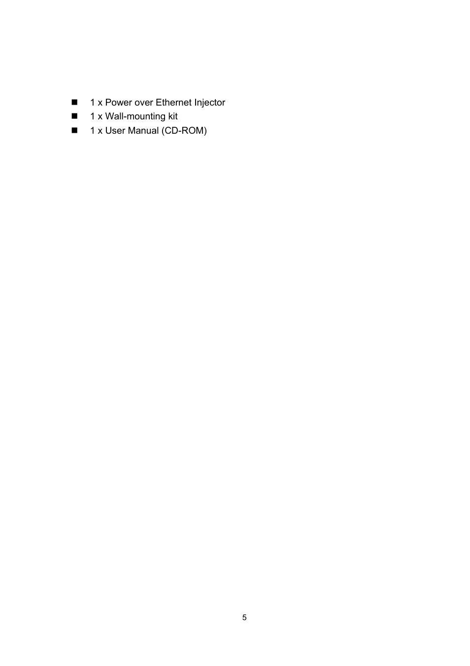 Packing list | Microsens MS655033X User Manual | Page 8 / 20
