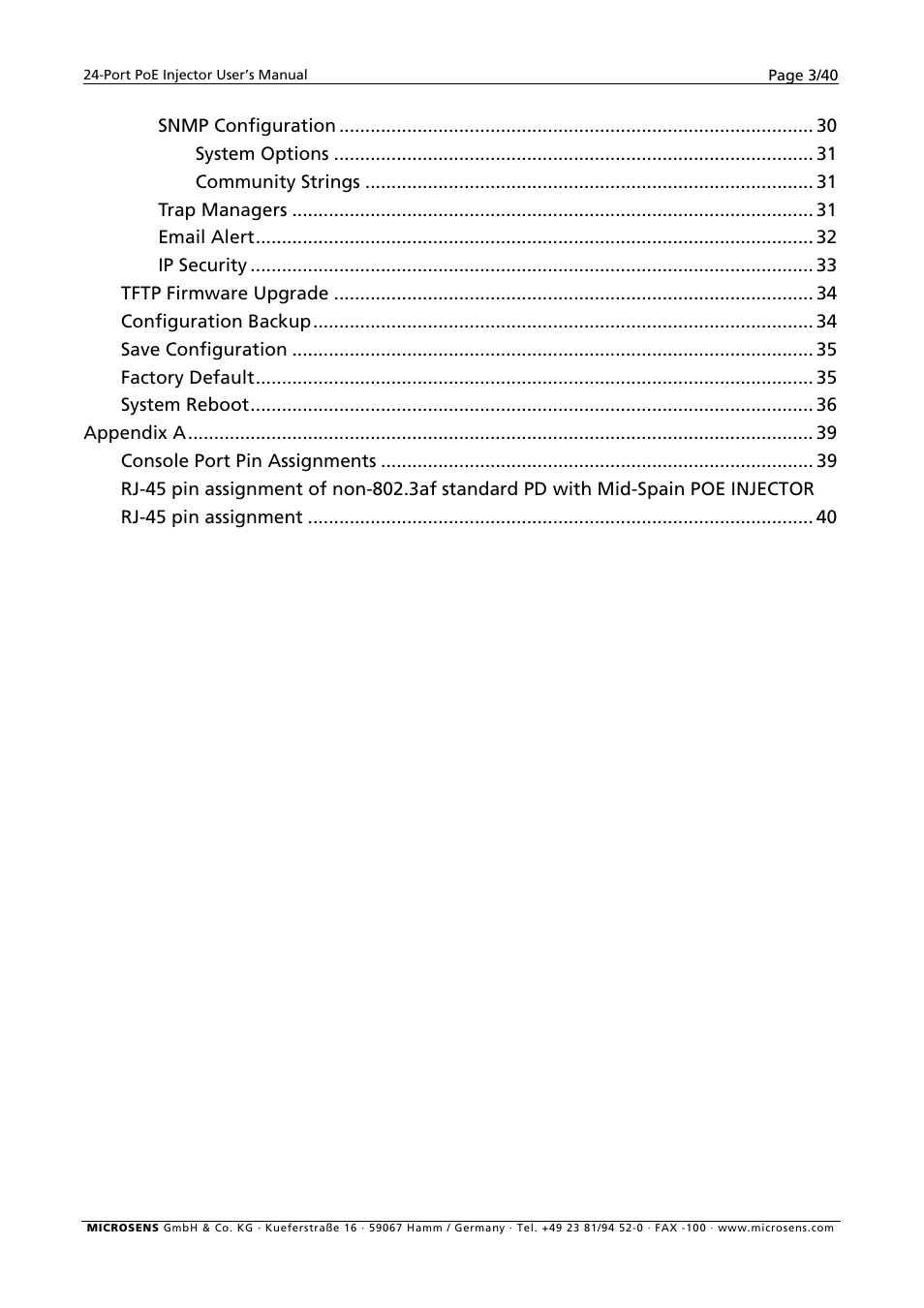 Microsens MS400900M User Manual | Page 5 / 42