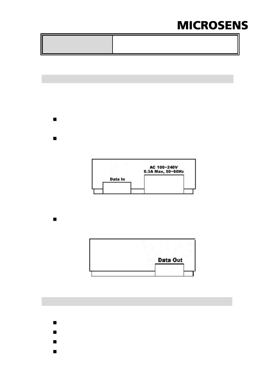 Ardware, Escription, Ackage | Ontents, Hardware description, Package contents | Microsens MS400920 User Manual | Page 6 / 7