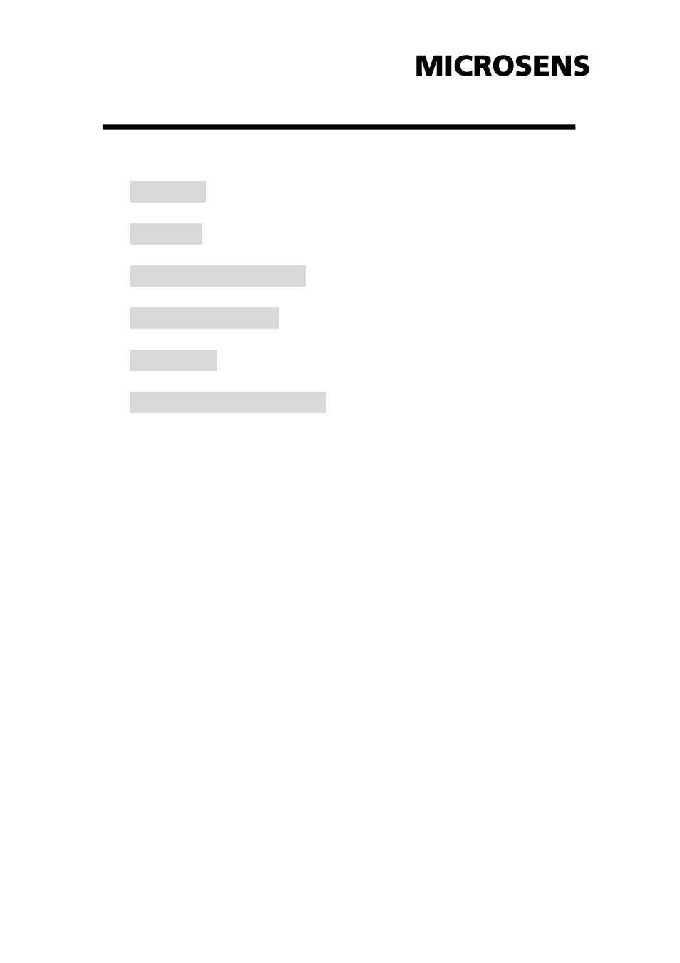Content | Microsens MS400934 User Manual | Page 2 / 9