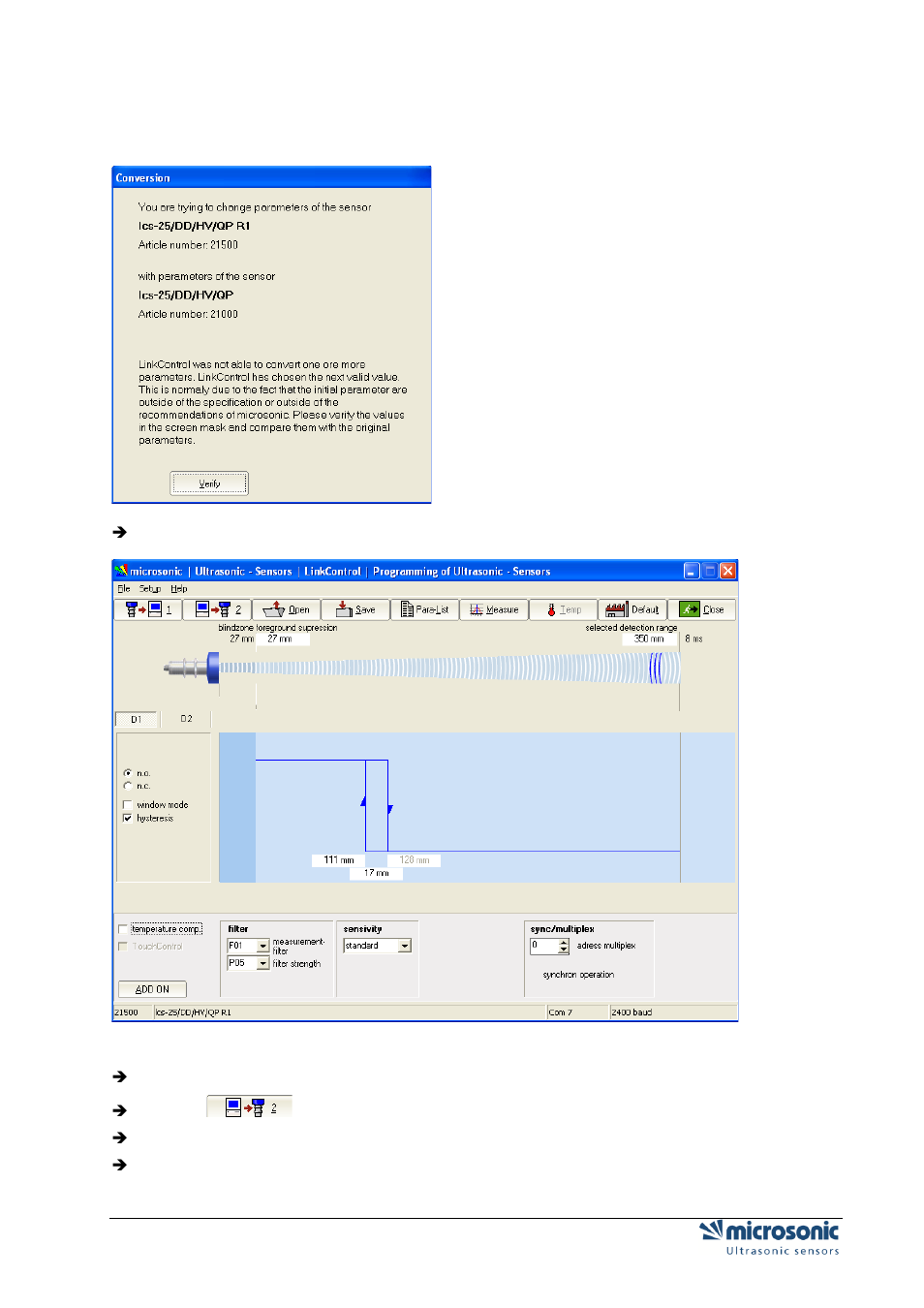Microsonic LCA-2 User Manual | Page 16 / 51
