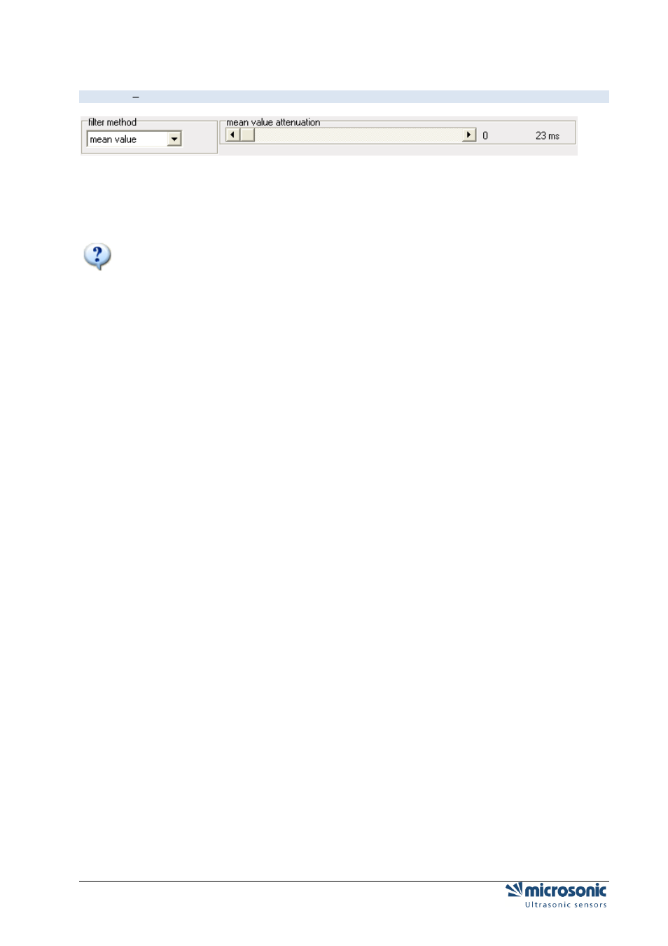 Average – filter | Microsonic LCA-2 User Manual | Page 30 / 51